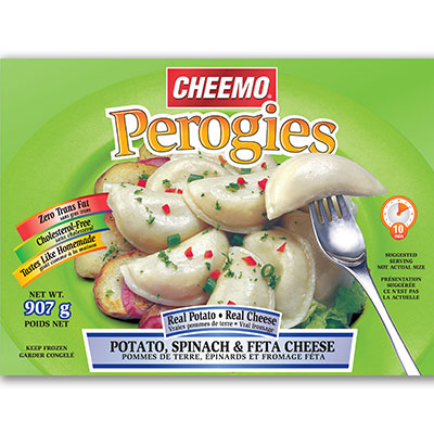 CHEEMO Perogies - Spinach & Feta Cheese