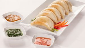 Recipe Curry Perogies with Zesty Dips