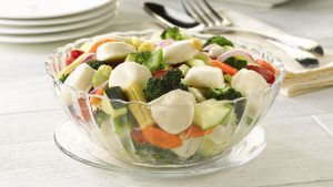 Marinated Pierogies Salad Recipe. Perogies are delicous as a salad recipe like a potato salad.