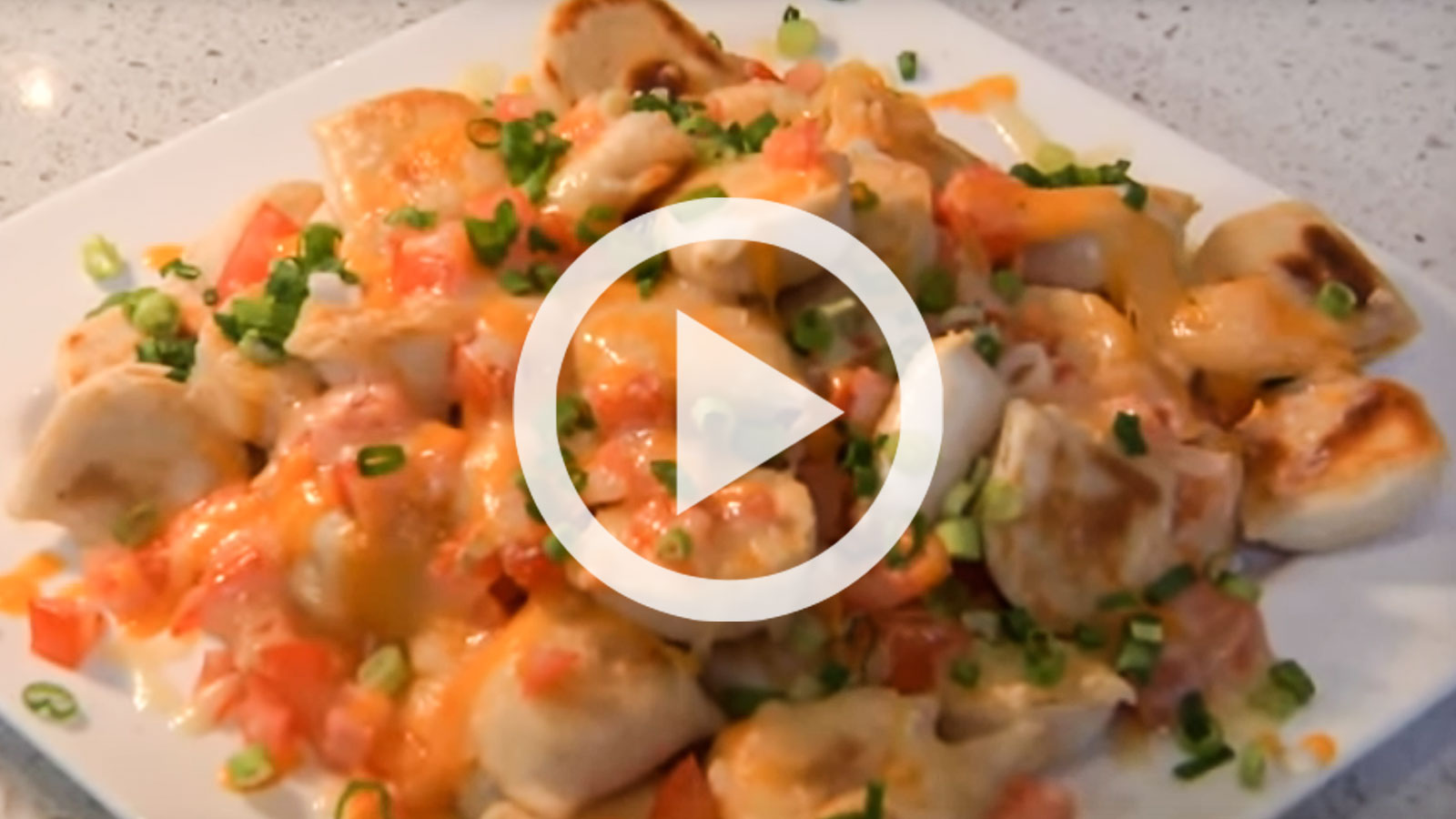 Pergy Nachos. A Great Perogy Recipe Ideas.