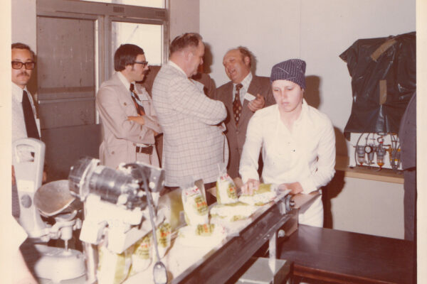 Showing Visitors The Early Cheemo Perogy Plant Circa late 70's