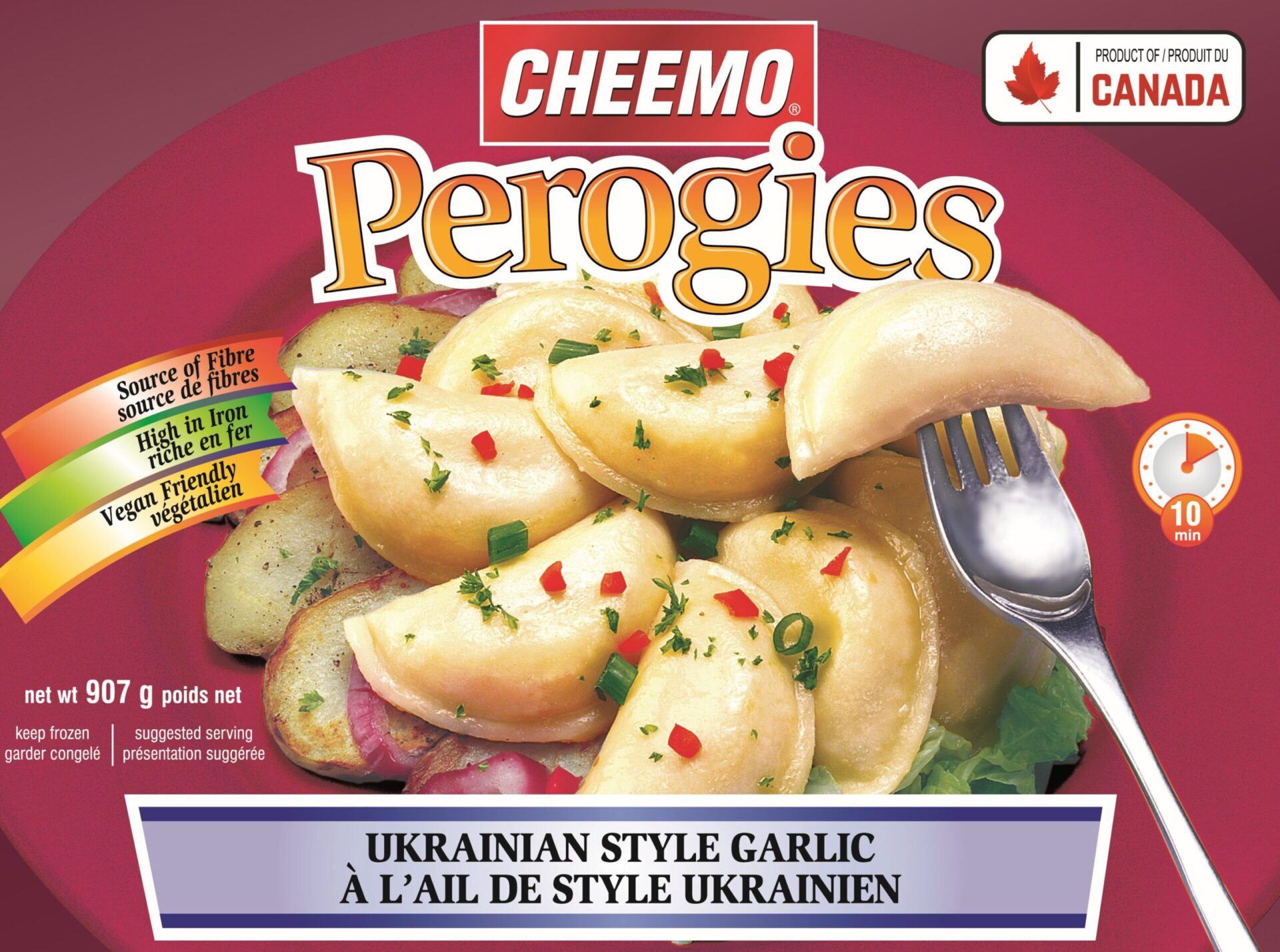 CHEEMO Perogies - Ukrainian Style Roasted Garlic